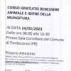 Corso gratuito benessere animnale e igiene della mungitura