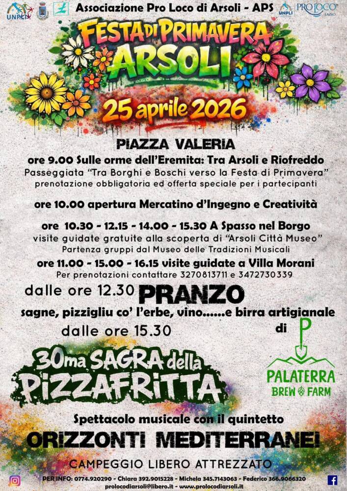 Festa della Primavera e Sagra della Pizzafritta