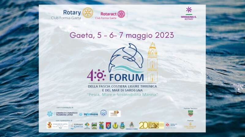 40° Forum della Fascia Costiera Ligure, Tirrenica e del Mar di Sardegna