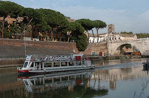 Visita guidata in Battello sul Tevere