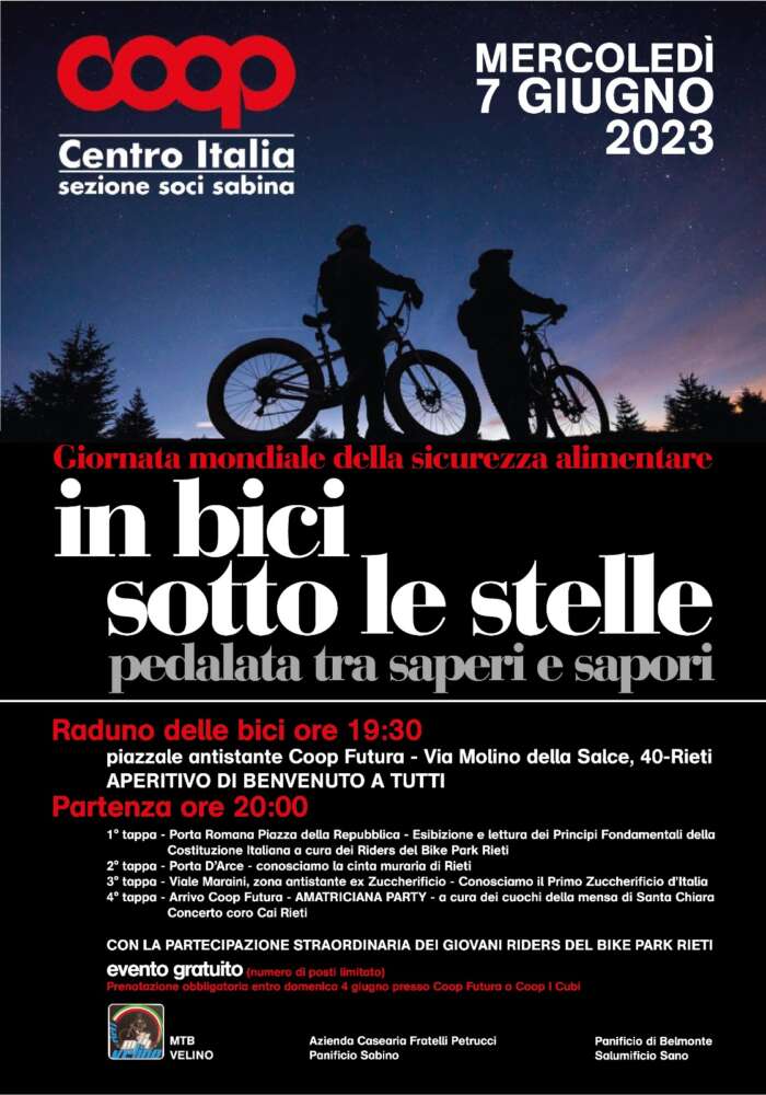 In bici sotto le stelle