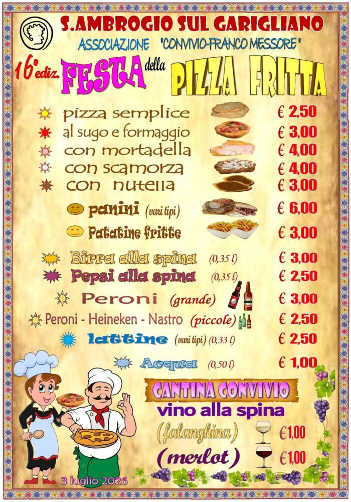 Sagra della Pizza Fritta Sagra della Pizza Fritta