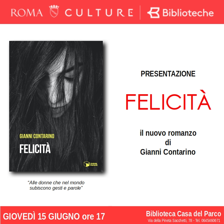 Felicità, il nuovo romanzo di Gianni Contarino