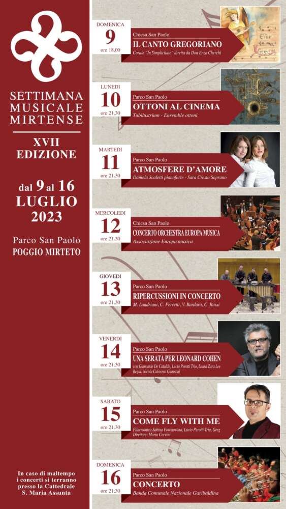 Settimana Musicale Mirtense 2023