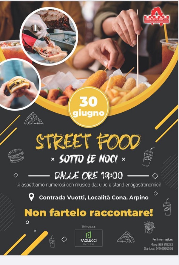 Street Food sotto le noci