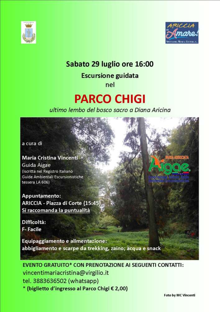 Escursione nel Parco Chigi