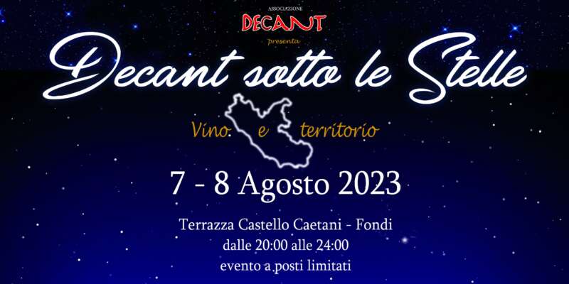 Decant sotto le Stelle