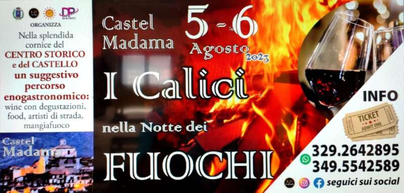 I calici nella notte dei fuochi