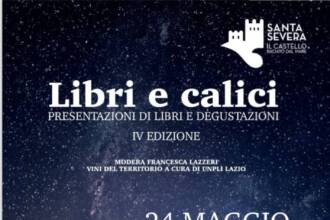 Libri e calici sotto le stelle del Castello