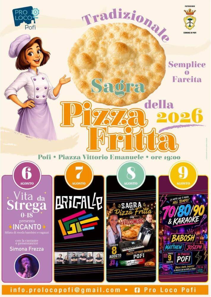 Musica e Spettacolo nel Lazio Sagra della Pizza Fritta