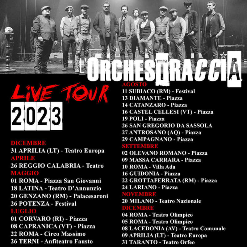 L'Orchestraccia Live Tour