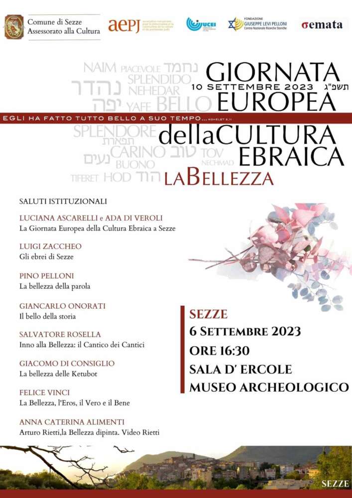 Giornata Europea della Cultura Ebraica