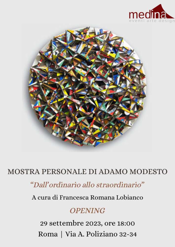 Adamo Modesto "Dall'ordinario allo straordinario"