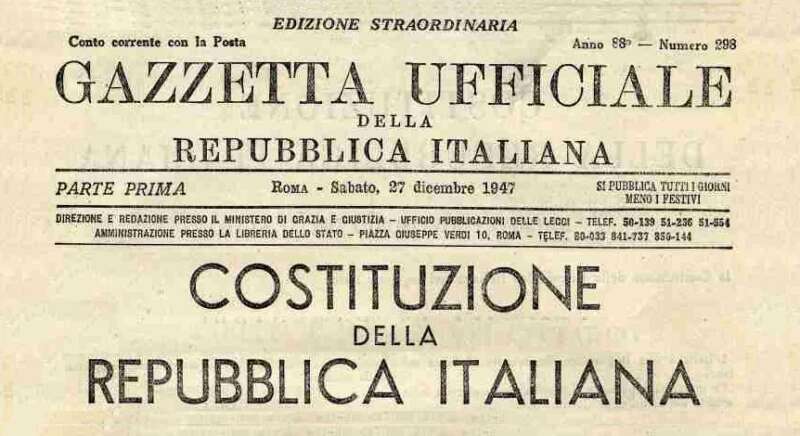 La Costituzione a 75 anni dalla nascita