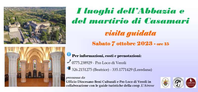 Ai luoghi dell'Abbazia e del martirio di Casamari