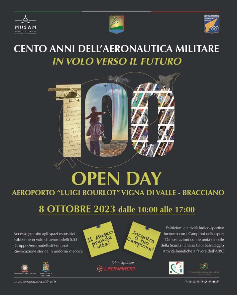 Open Day dell’Aeroporto “Luigi Bourlot”