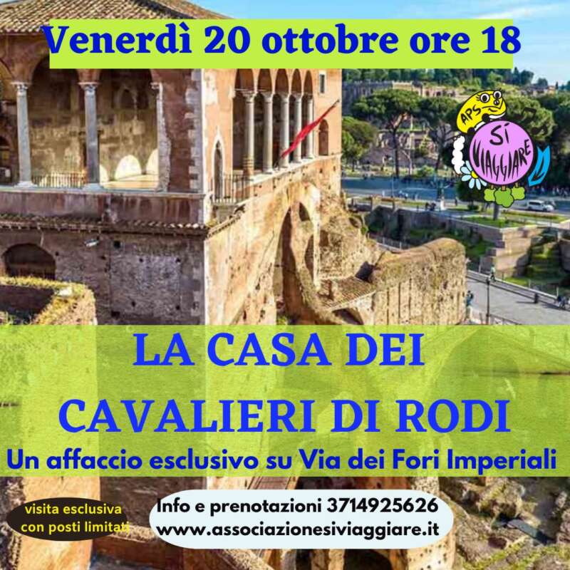 Apertura straordinaria della Casa dei Cavalieri di Rodi