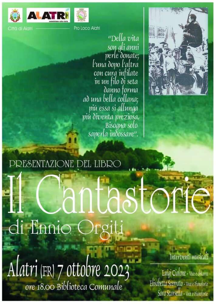 Presentazione Libro "Il Cantastorie"