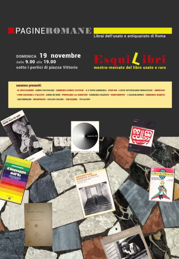 Esquilibri, mostra-mercato di libri d’occasione e rarità