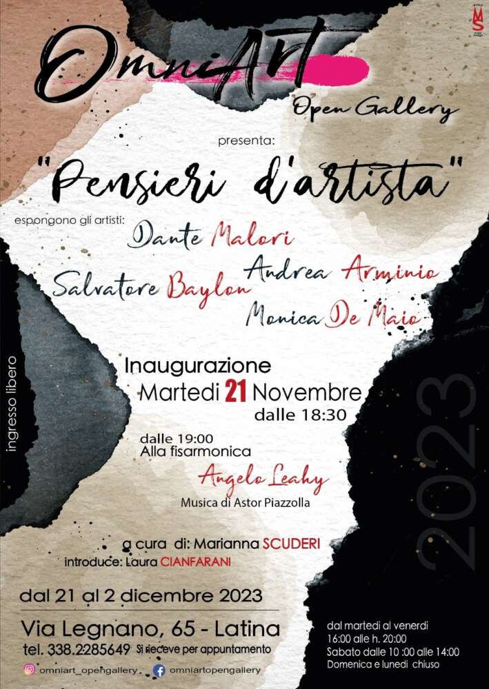 Pensieri d’artista