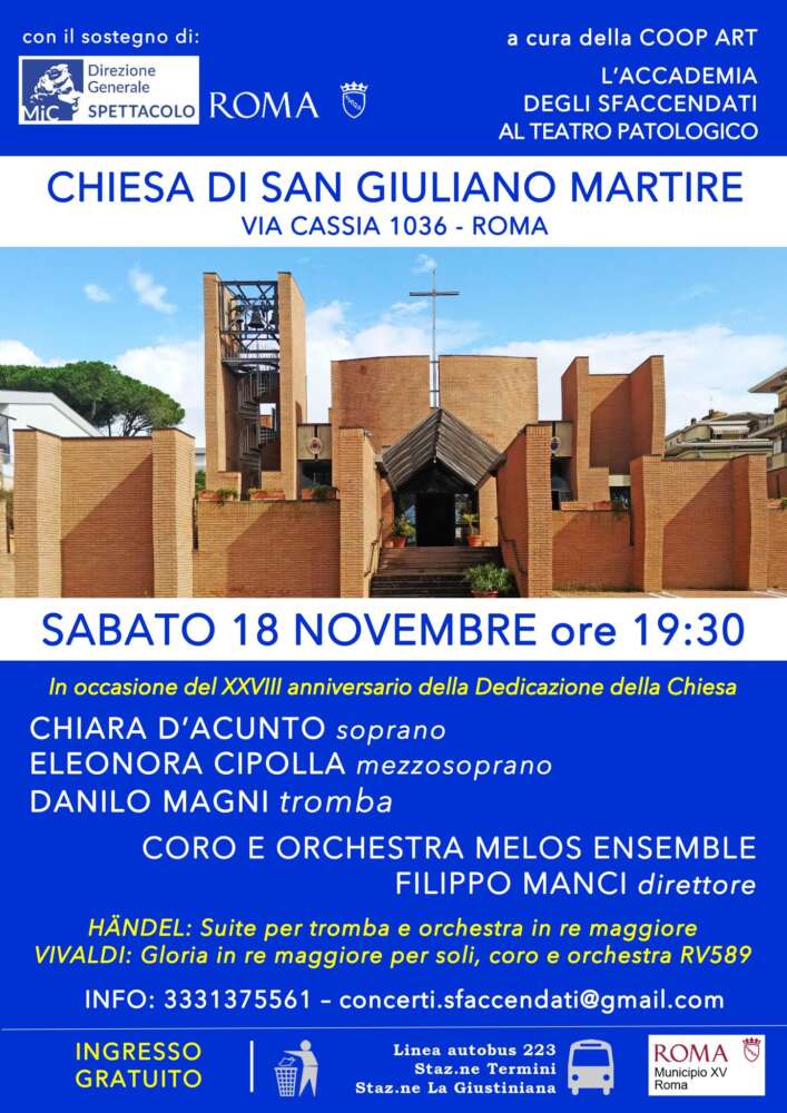 Il Gloria di Vivaldi alla Chiesa di S. Giuliano Martire