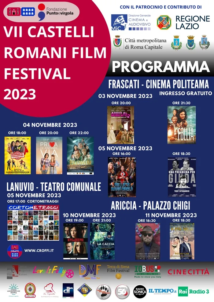 Castelli Romani Film Festival ad Ariccia