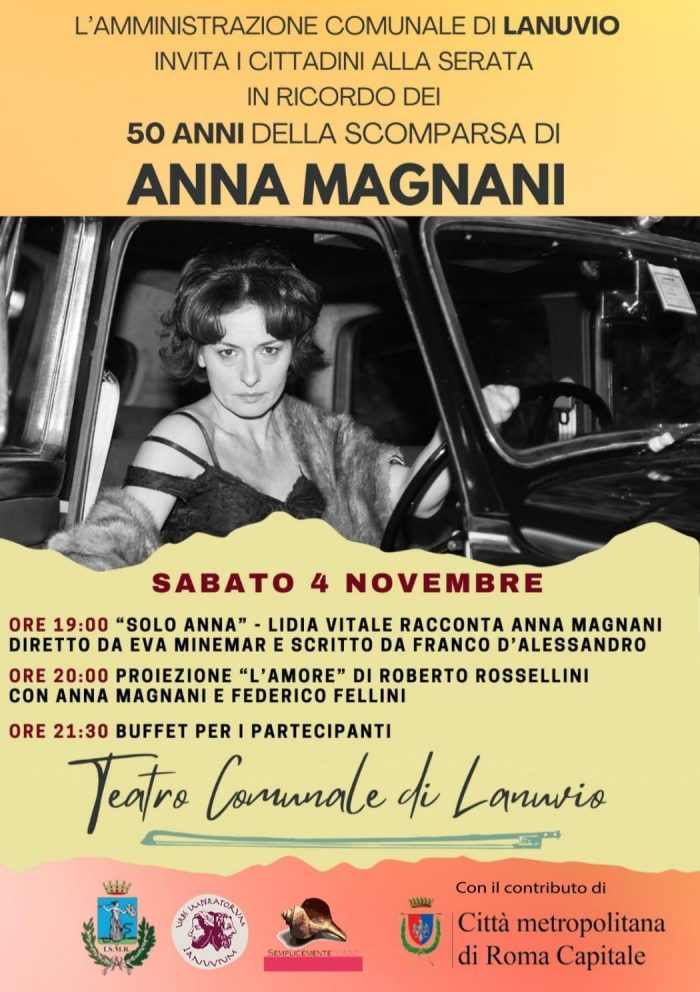 Solo Anna – omaggio ad Anna Magnani