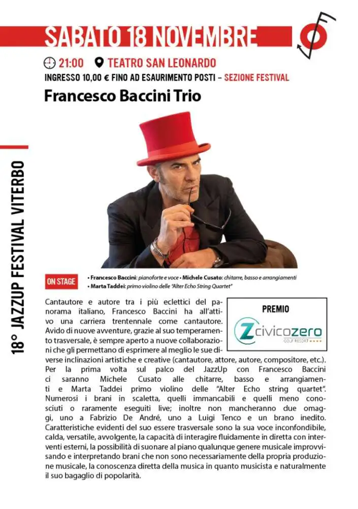 Francesco Baccini trio