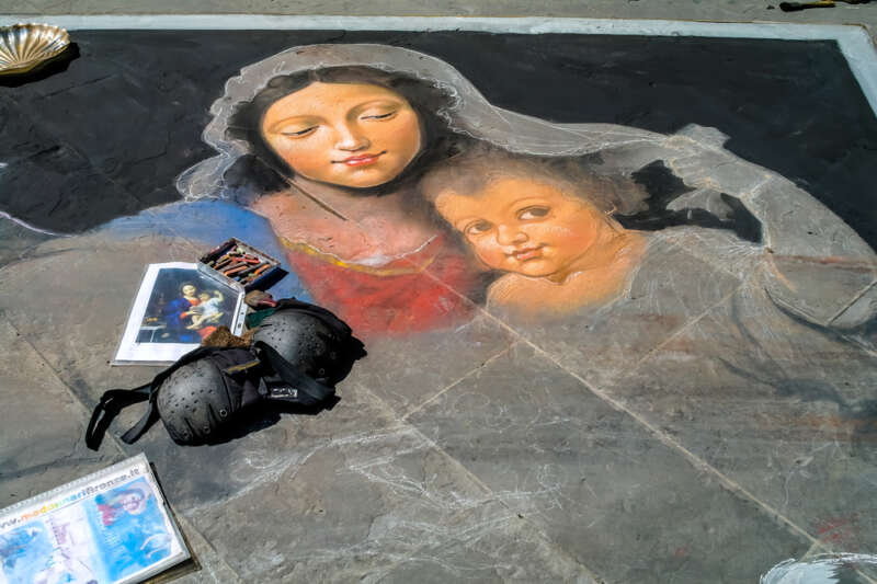 L’arte dei madonnari a Tarquinia