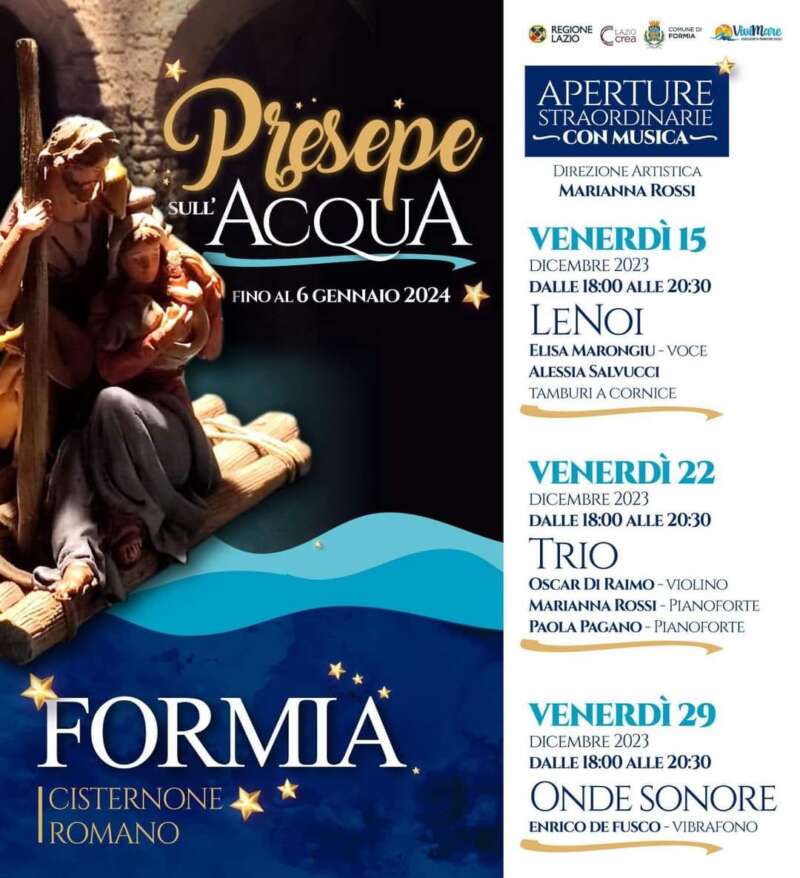 Il presepe sull’acqua