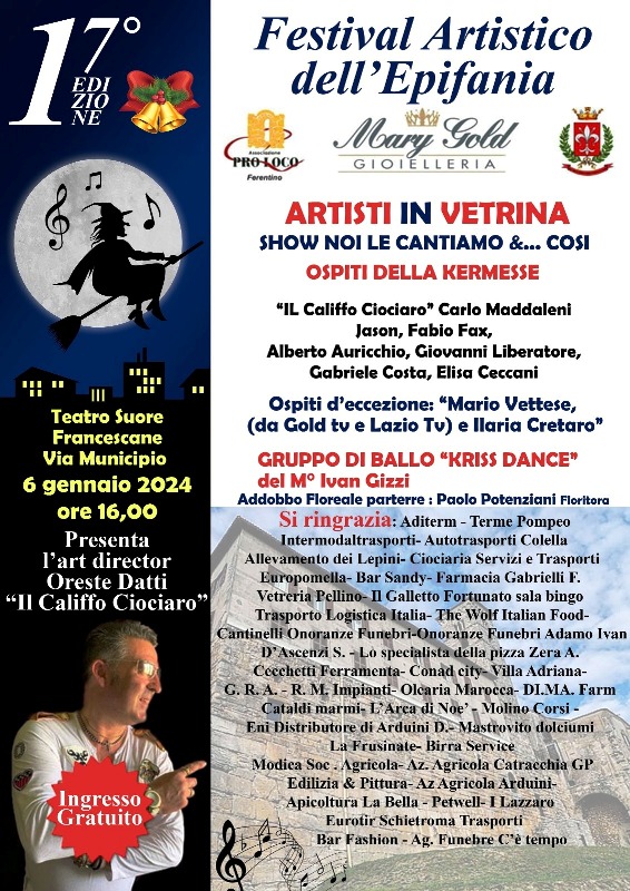 Festival artistico dell'Epifania - Artisti in vetrina