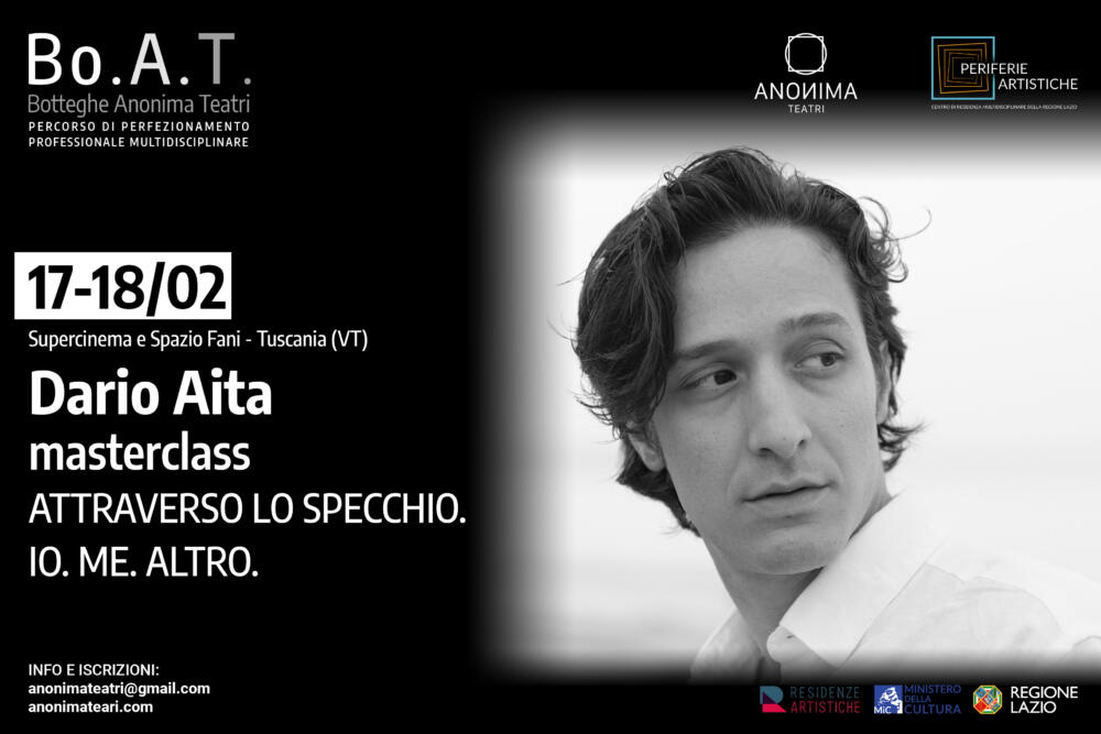 Masterclass "Attraverso lo specchio. Io. Me. Altro"