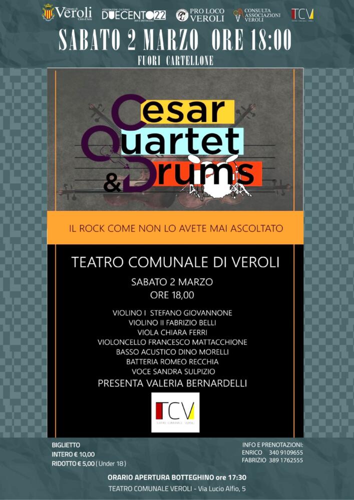 Cesar Quartet & Drums