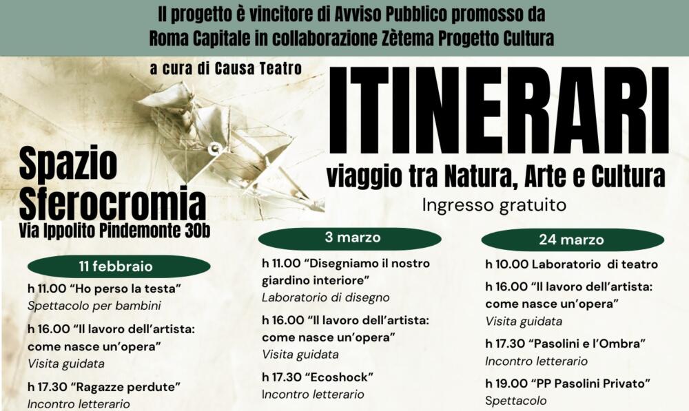 ITINERARI Tra Arte, Natura e Cultura