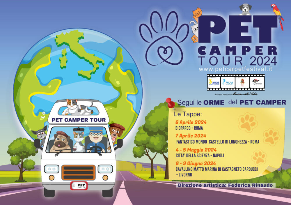 Pet Camper Tour, campagna educativa e solidale