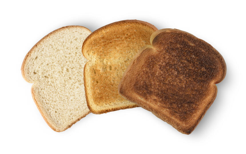 Toast Acrillamide