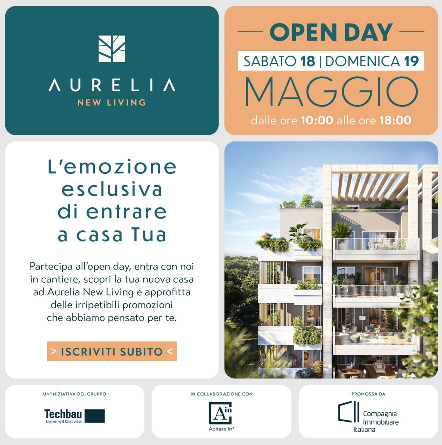 Open Day di Aurelia New Living