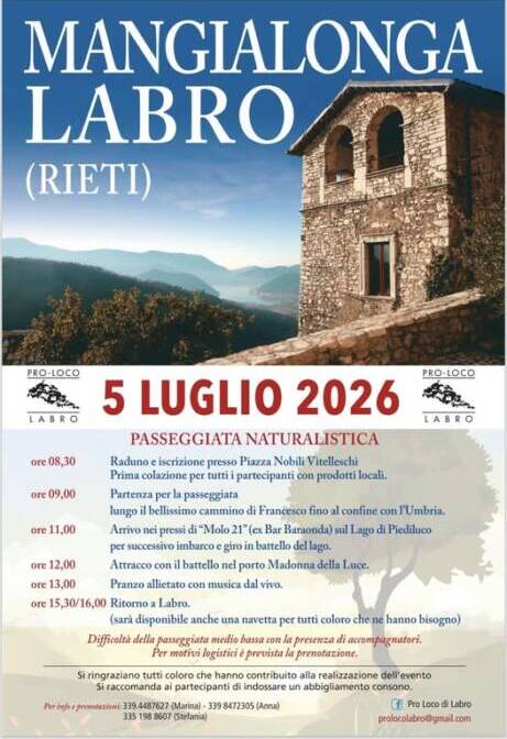 Musica, Spettacoli e Danza nel Lazio nel Lazio Mangialonga