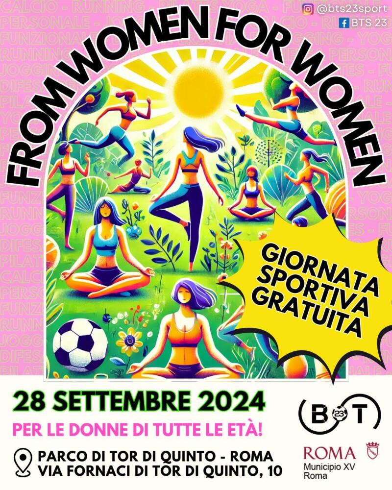 Giornata gratuita di sport per le donne