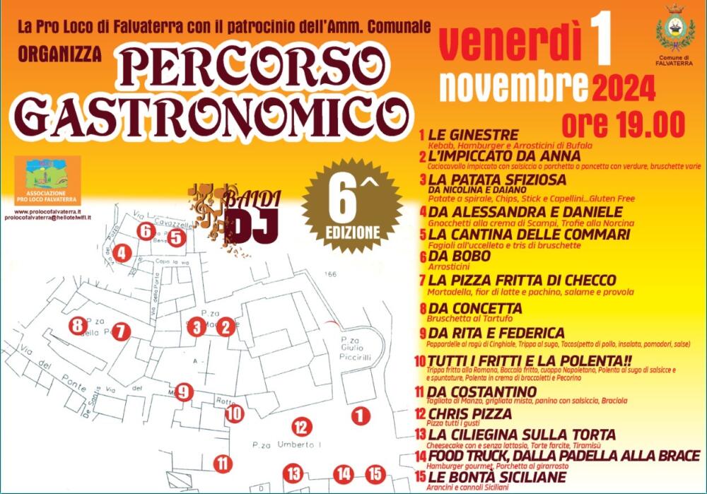 Percorso gastronomico a Falvaterra