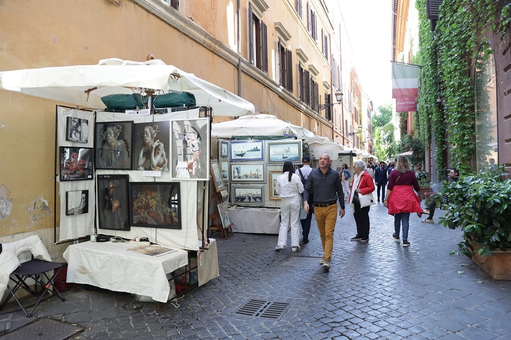 La 122° edizione dei Cento Pittori Via Margutta