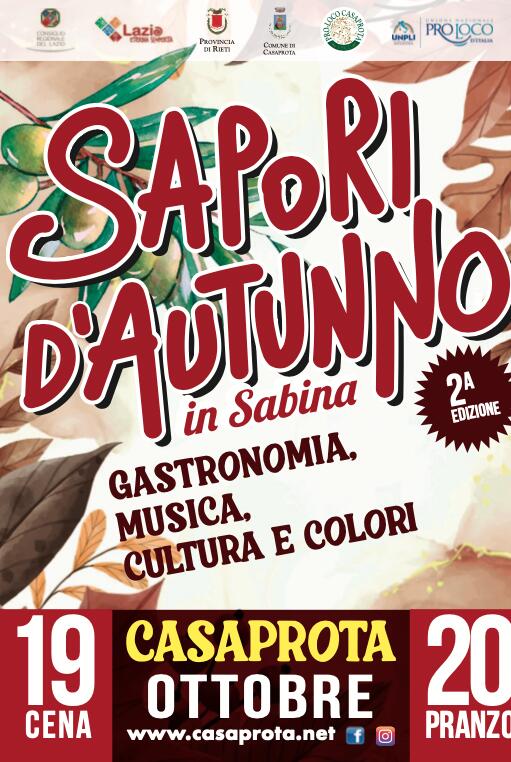 Casaprota, sapori d'autunno