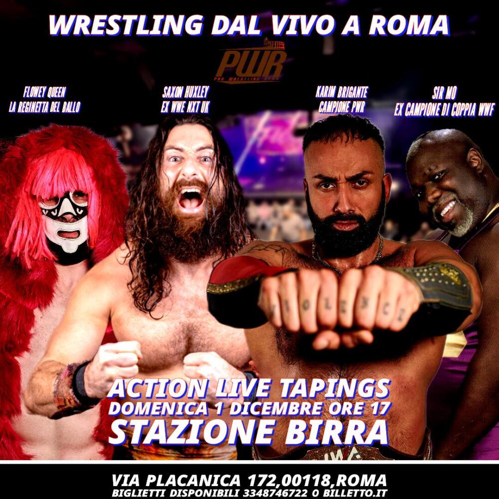 Pro Wrestling Roma Action Tv Tapings