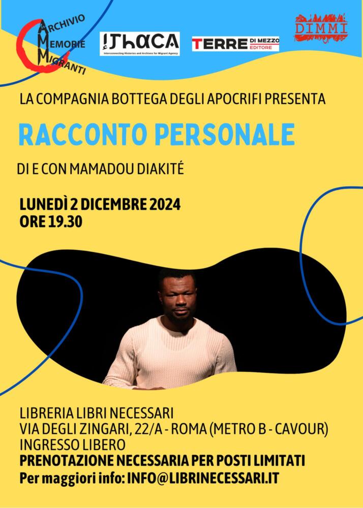 Racconto personale, di Mamadou Diakité