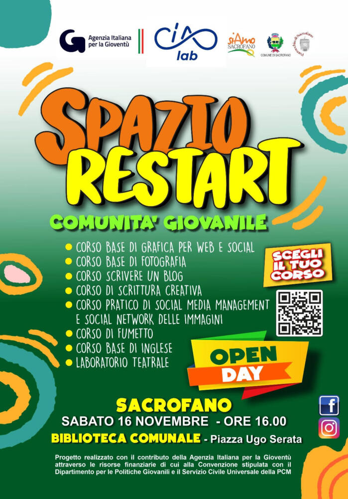 Open Day allo Spazio Restart