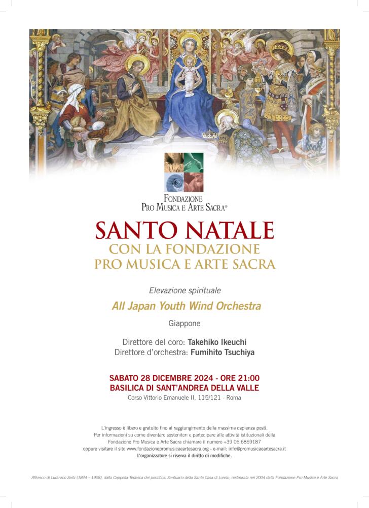 Santo Natale con la Fondazione Pro Musica e Arte Sacra