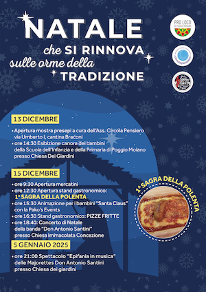 Sagra della polenta, mercatini di Natale e presepe!