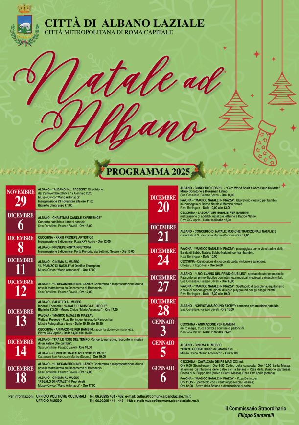 Natale ad Albano Laziale