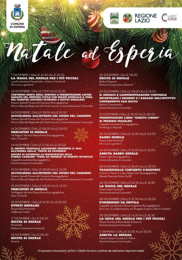 Natale a Esperia