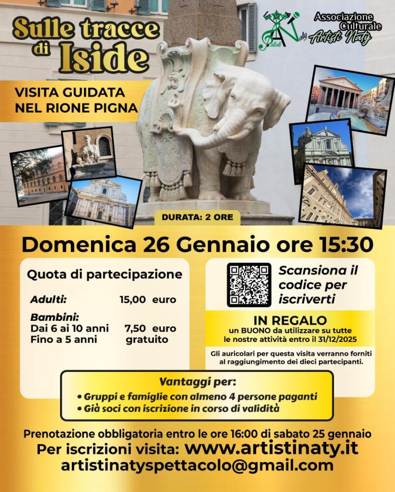 Sulle tracce di Iside - Rione Pigna - Visita guidata